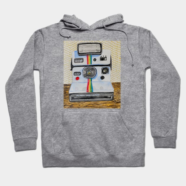 Polaroid Land Camera Hoodie by KEOE